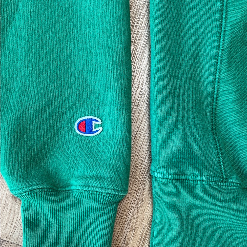 Champion reverse weave vintage 80’s/90’s Green Pullover Hoodie - Picture 7 of 9
